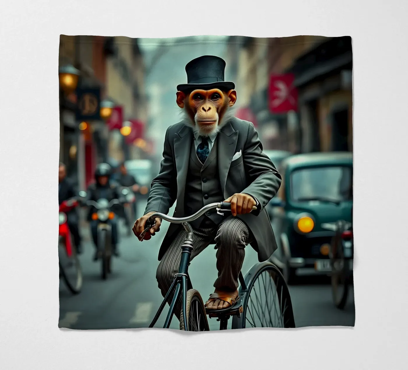Dapper Monkey Fleecedecke von Anita's Dream