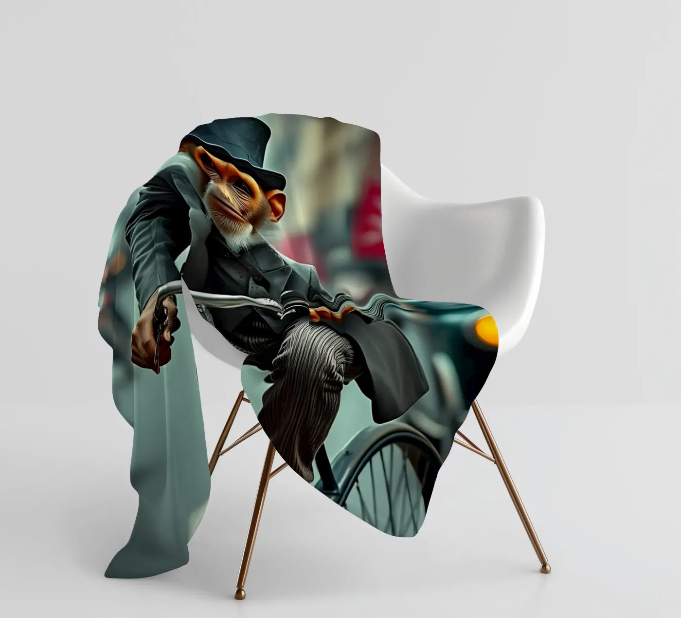 Dapper Monkey Fleecedecke von Anita's Dream