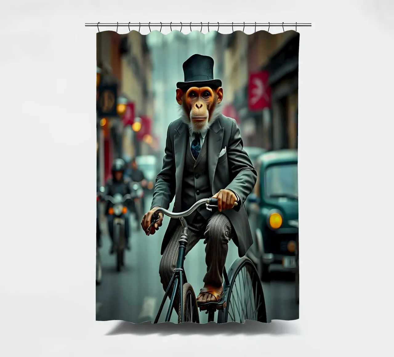 Dapper Monkey Duschvorhang von Anita's Dream