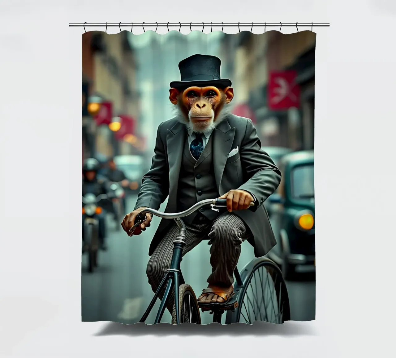 Dapper Monkey Duschvorhang von Anita's Dream