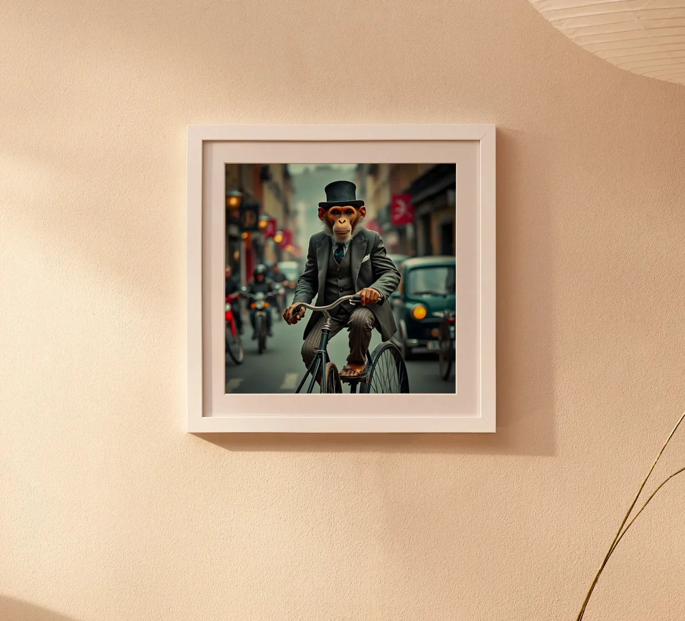 Dapper Monkey Poster von Anita's Dream