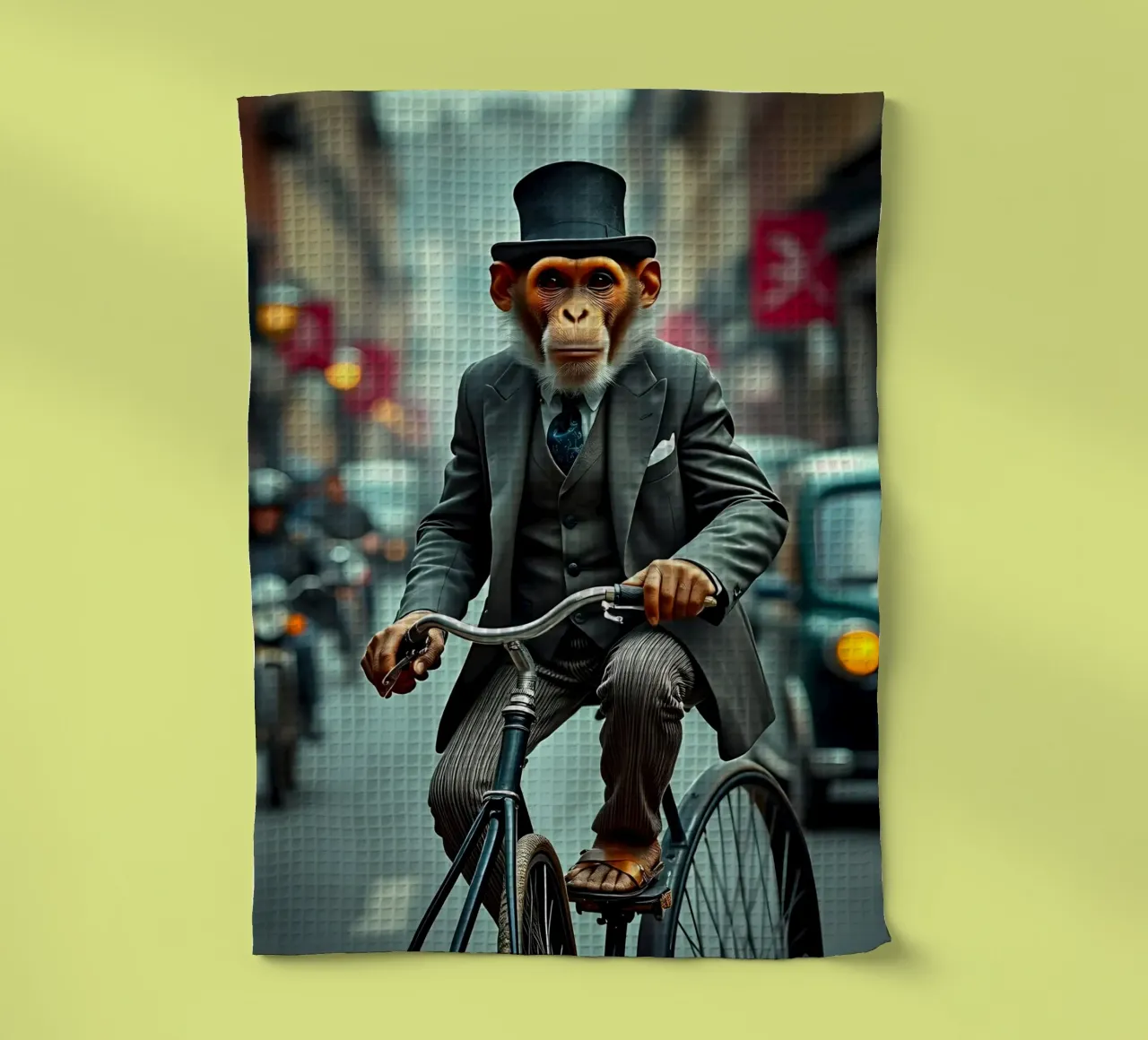 Dapper Monkey canovaccio da cucina da Anita's Dream