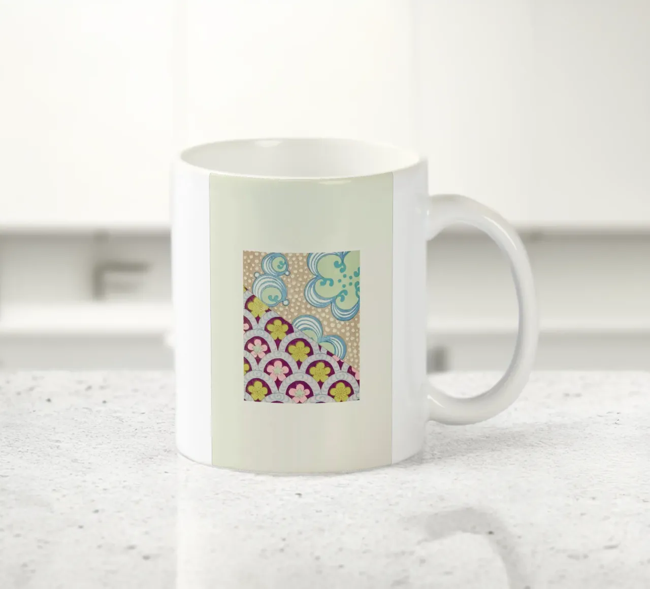Shin-Bijutsukai - Floral II tazza in ceramica da Vintage by JUNIQE