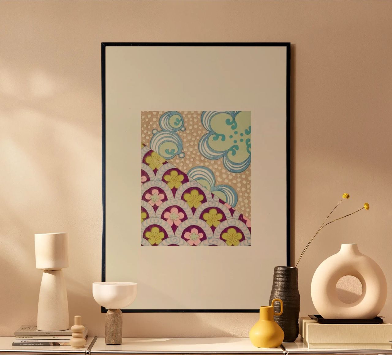 Shin-Bijutsukai - Floral II poster de Vintage by JUNIQE
