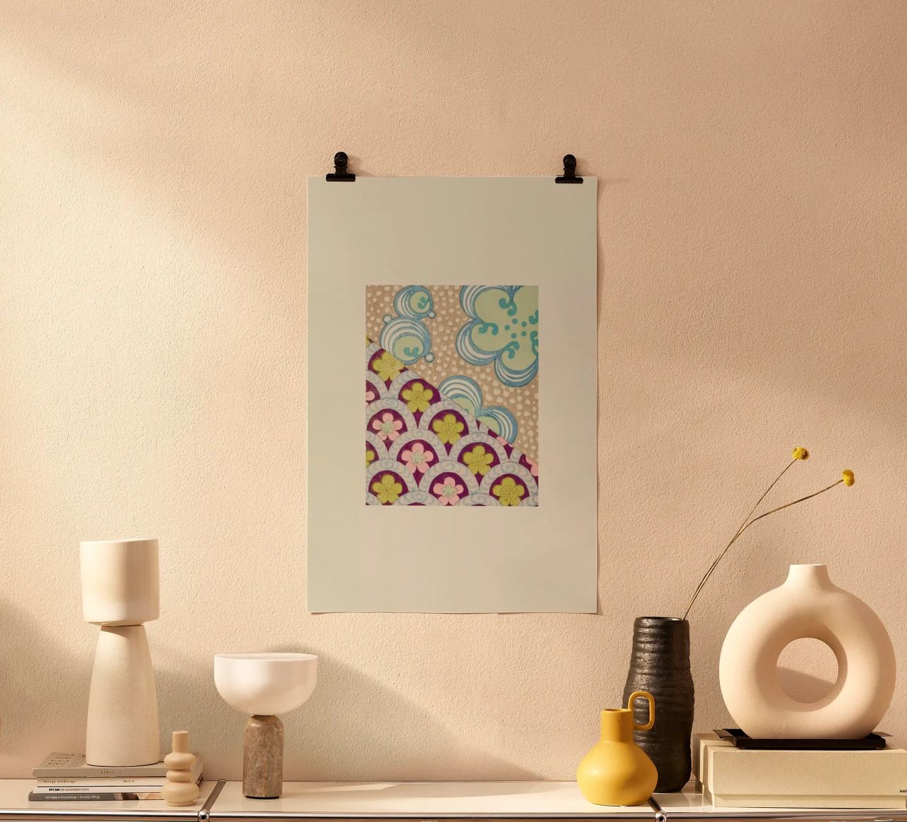 Shin-Bijutsukai - Floral II poster de Vintage by JUNIQE