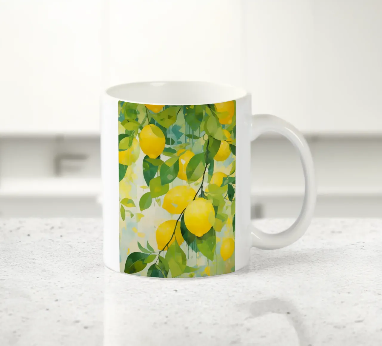 Limoni tazza in ceramica da Imagine