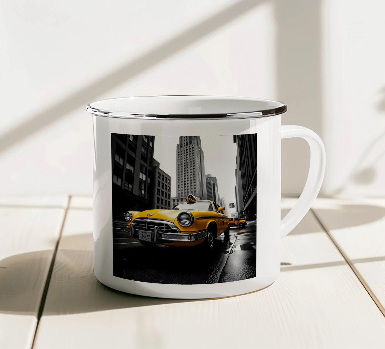 Taxi tazza in smalto da Anita's Dream