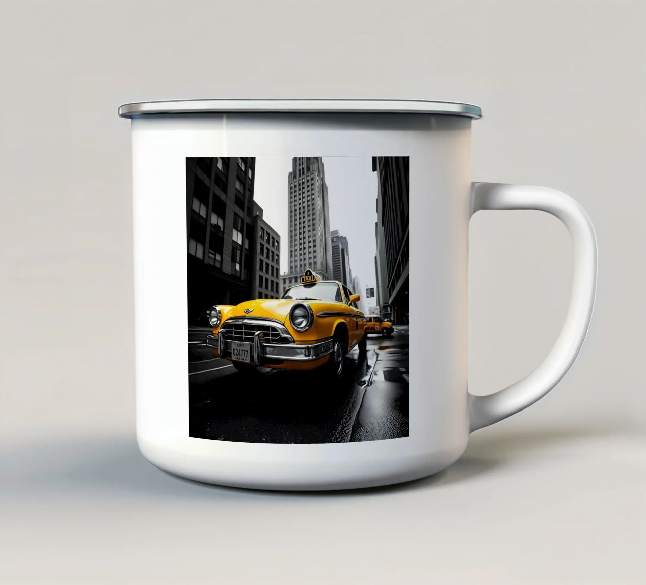 Taxi tazza in smalto da Anita's Dream