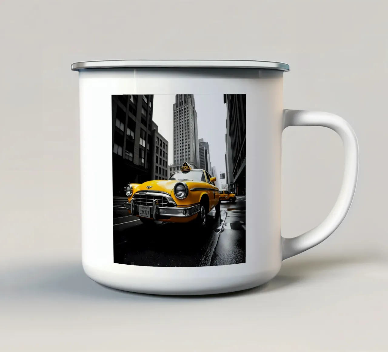 Taxi tazza in smalto da Anita's Dream