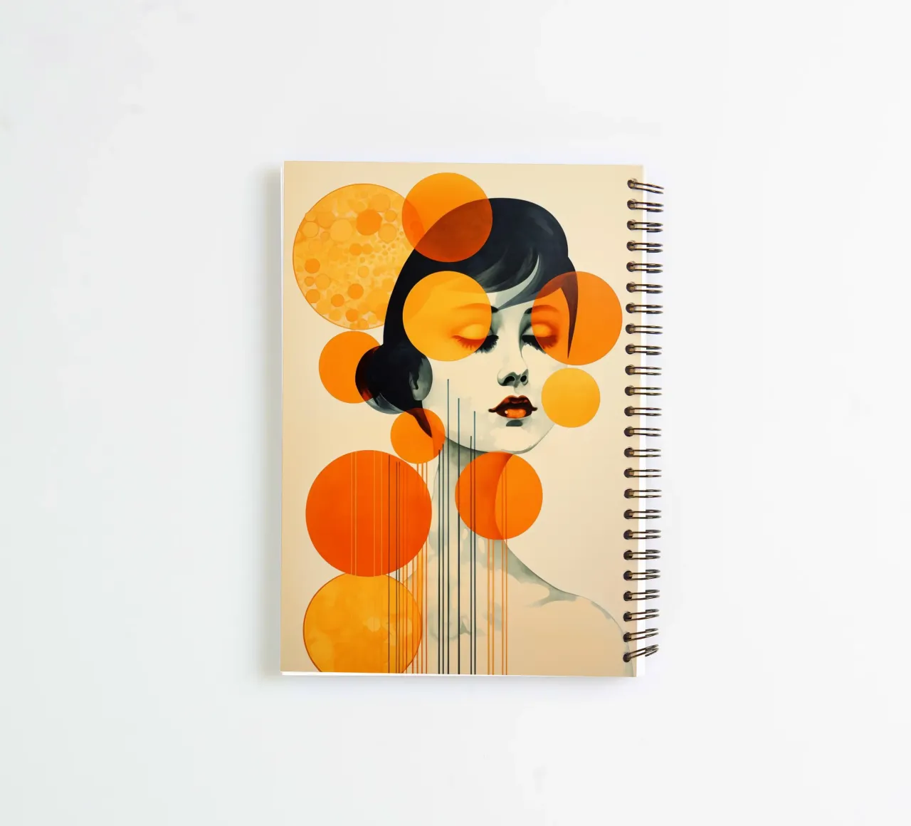 Abstrakte Frau Ringbuch von Imagine