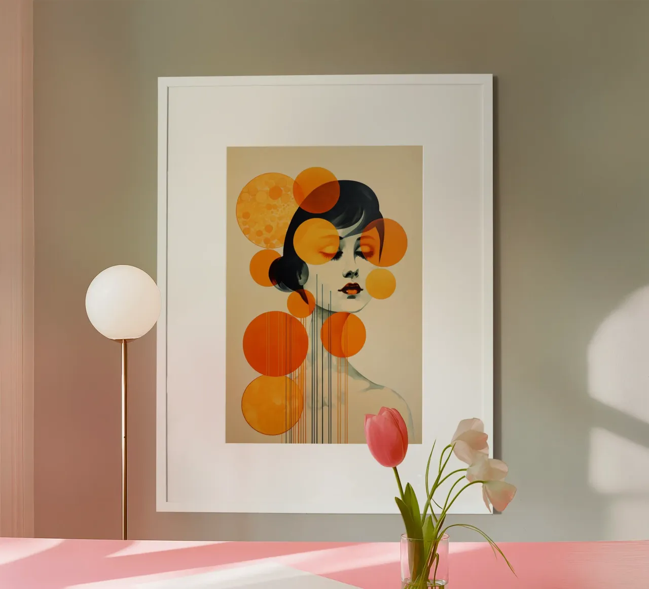 Mujer abstracta hahnemühle de Imagine