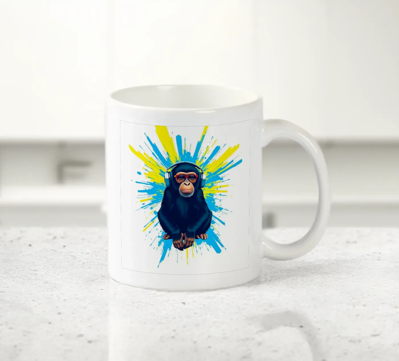Dance Monkey ceramic mug by Anita's Dream