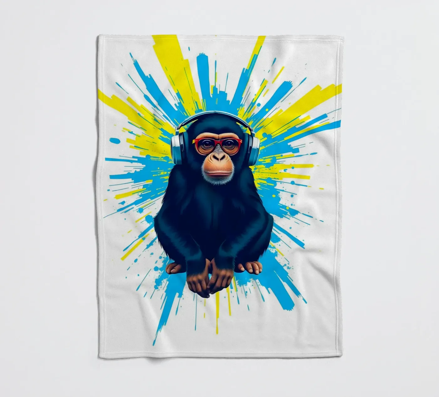 Dance Monkey fleece blanket by Anita's Dream
