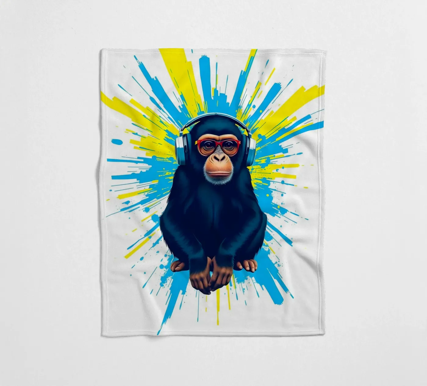 Dance Monkey fleece blanket by Anita's Dream