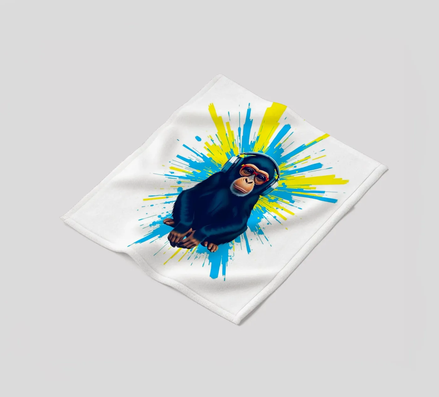 Dance Monkey fleece blanket by Anita's Dream