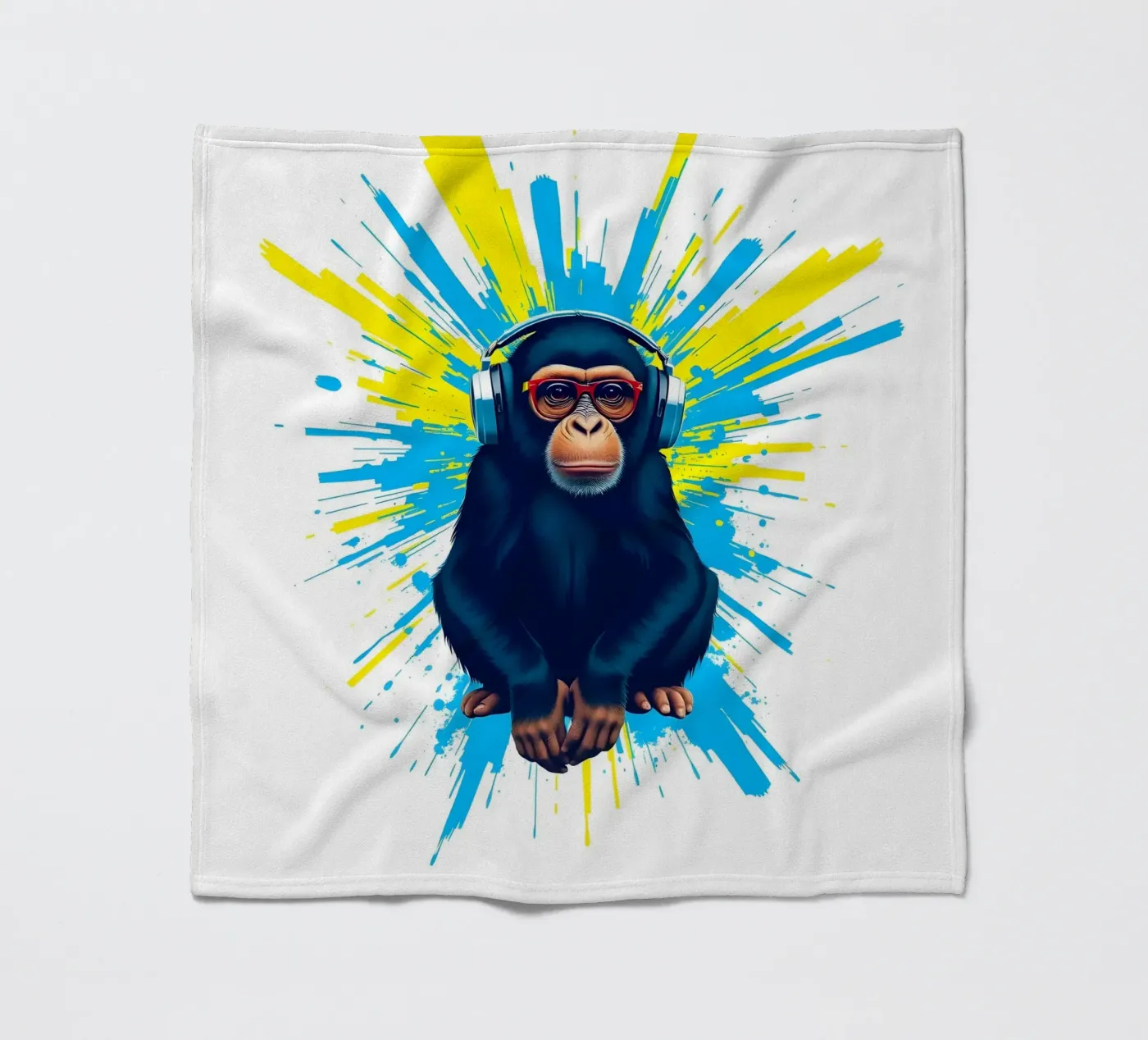 Dance Monkey fleece blanket by Anita's Dream