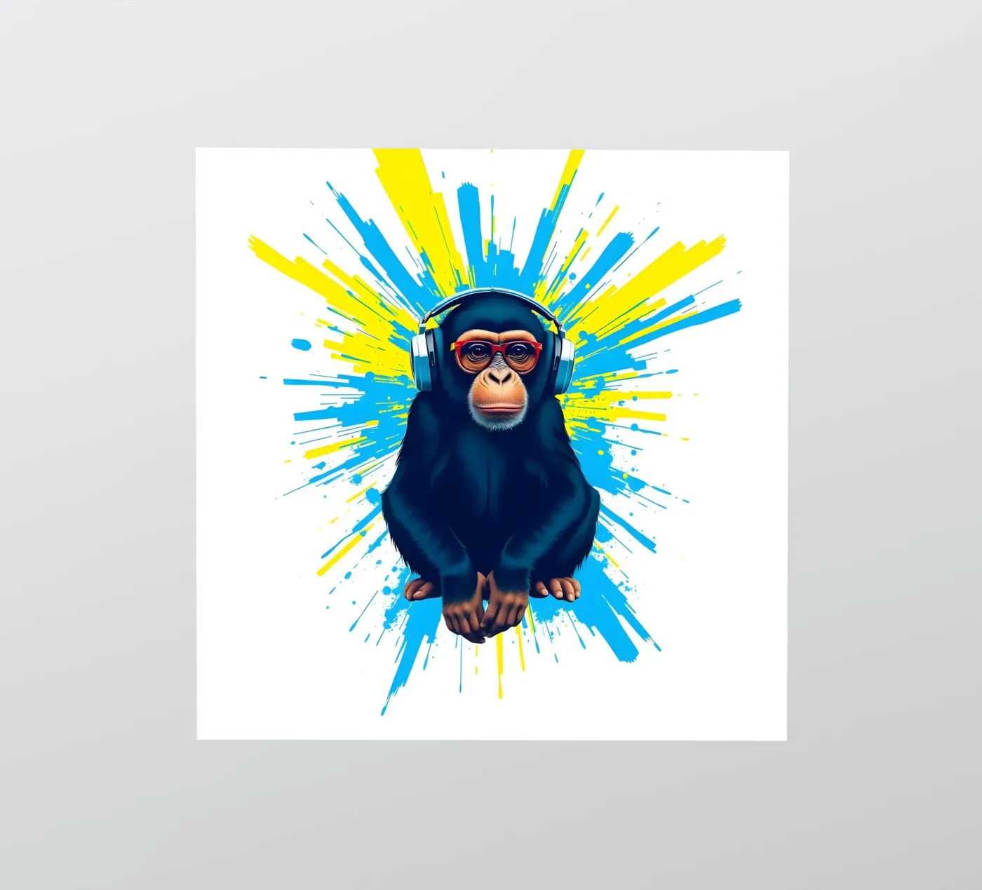 Singe danseur autocollant de Anita's Dream