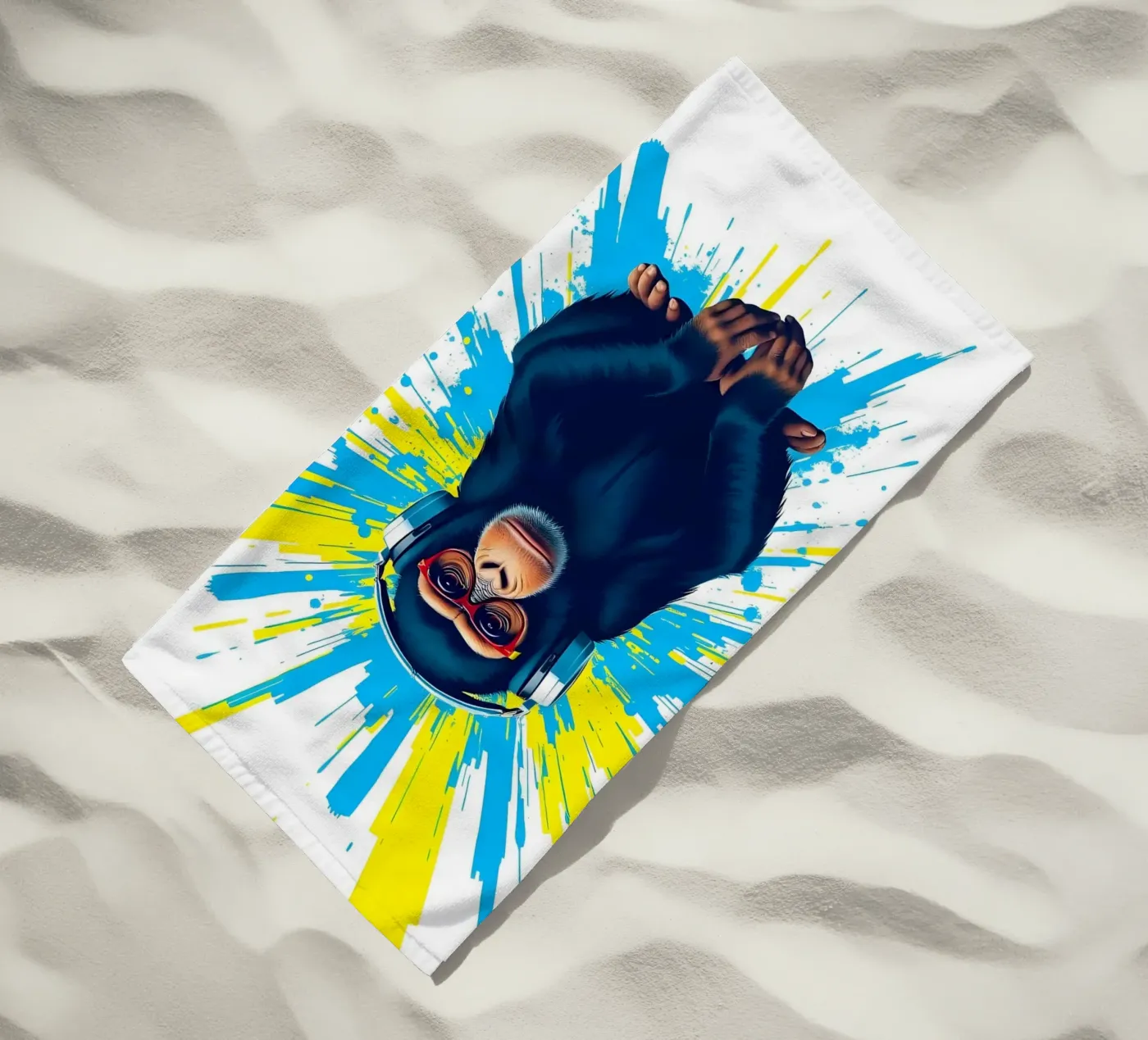 Tanz-Affe Strandtuch von Anita's Dream