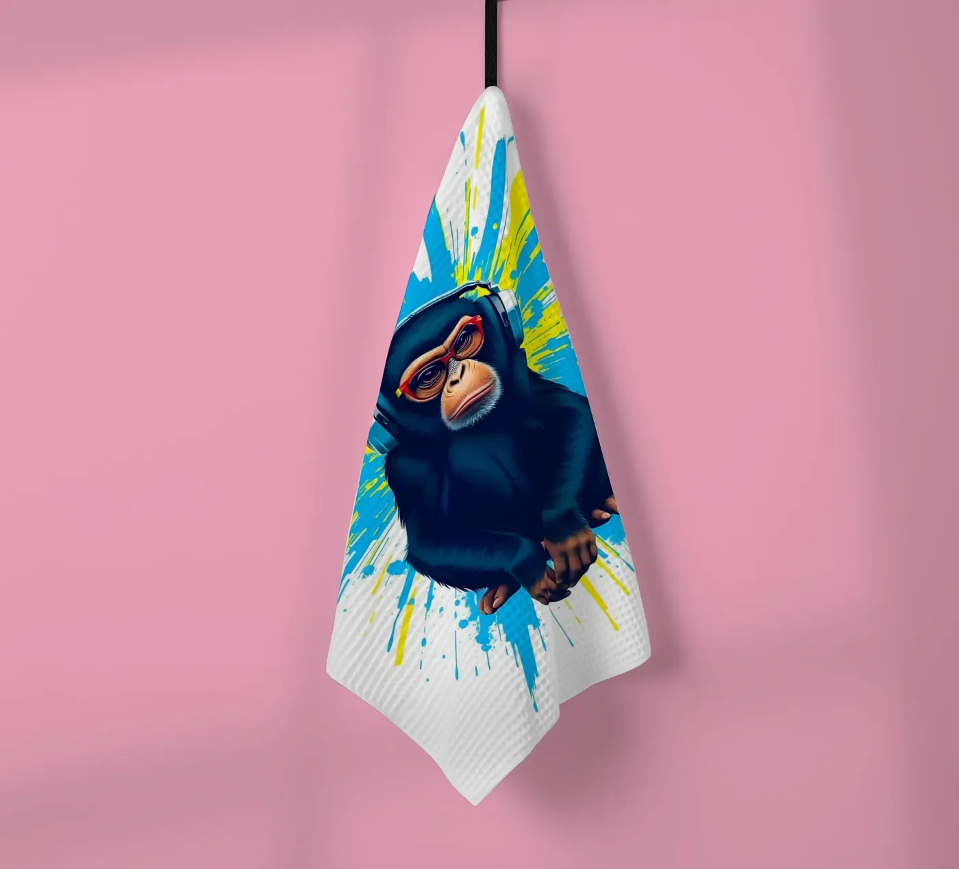 Dance Monkey tea towel by Anita's Dream