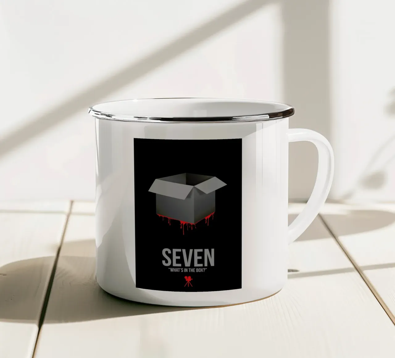Seven tazza in smalto da Naxart