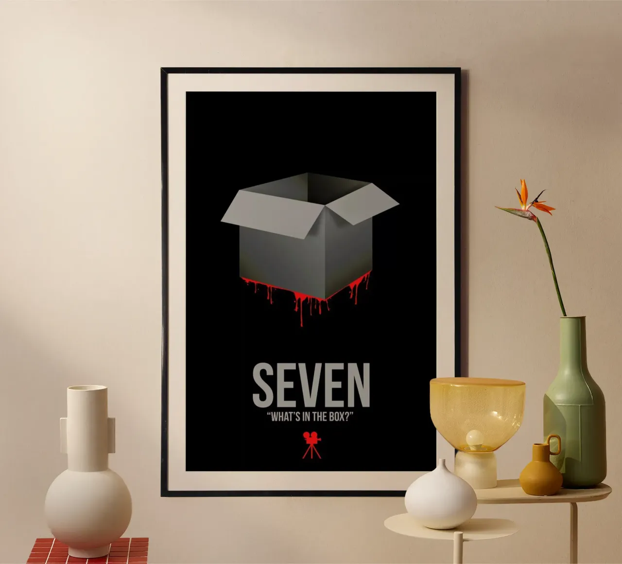Seven poster con telaio in alluminio da Naxart