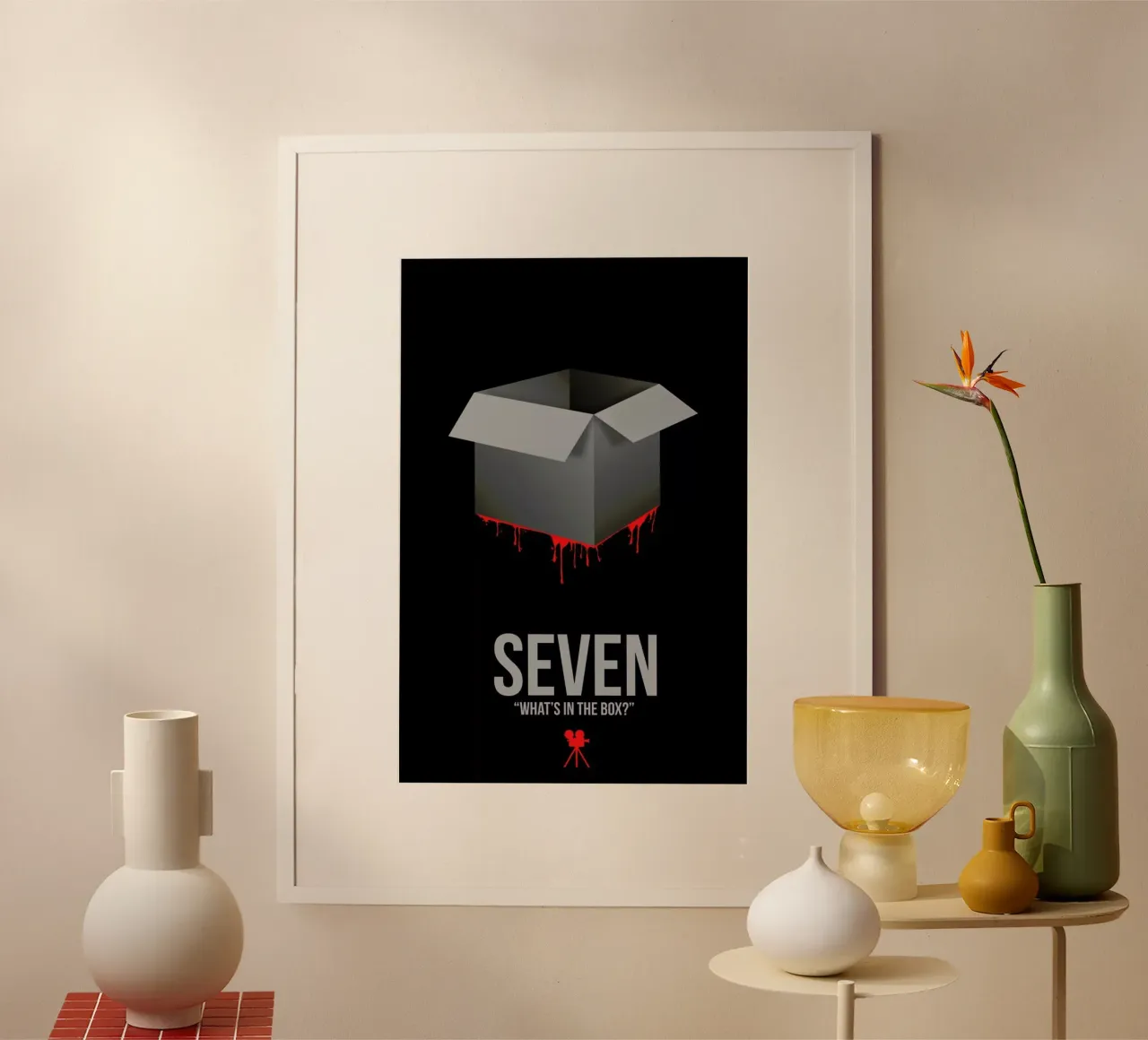 Seven poster con telaio in alluminio da Naxart