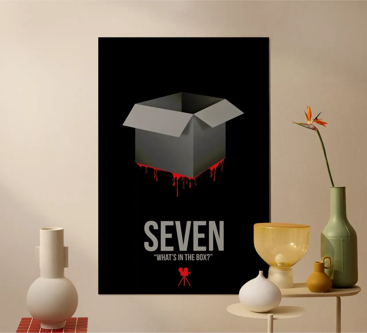 Seven poster con telaio in alluminio da Naxart