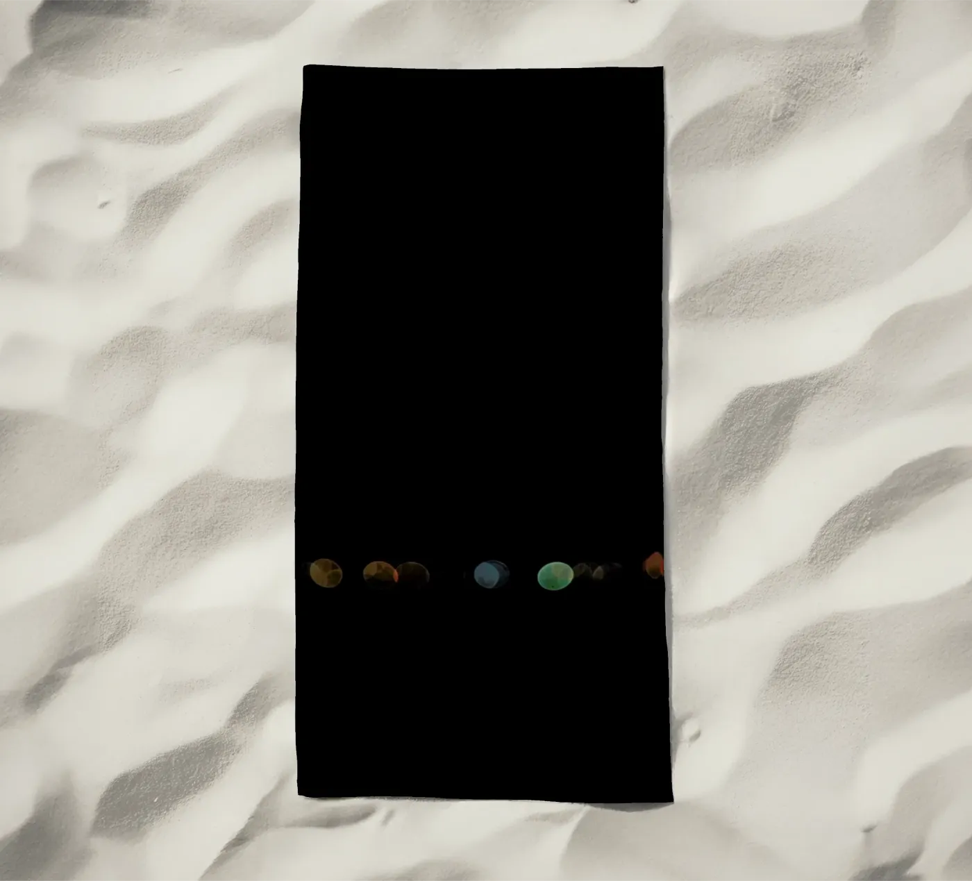 Bokeh Strandtuch von Shot By Clint