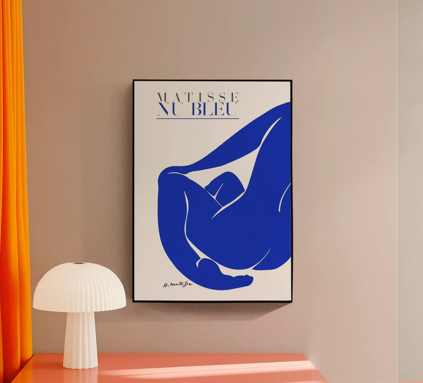 nude blue acrylic glass by Luke Yaeger