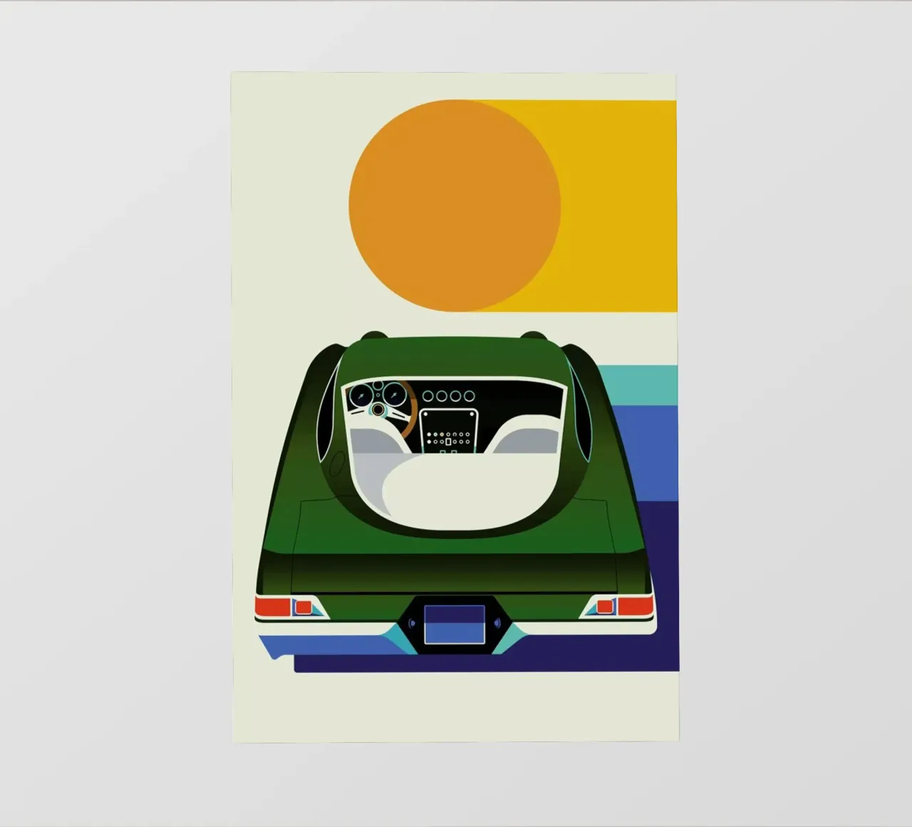 Lamborghini pellicola backlit da Bo Lundberg