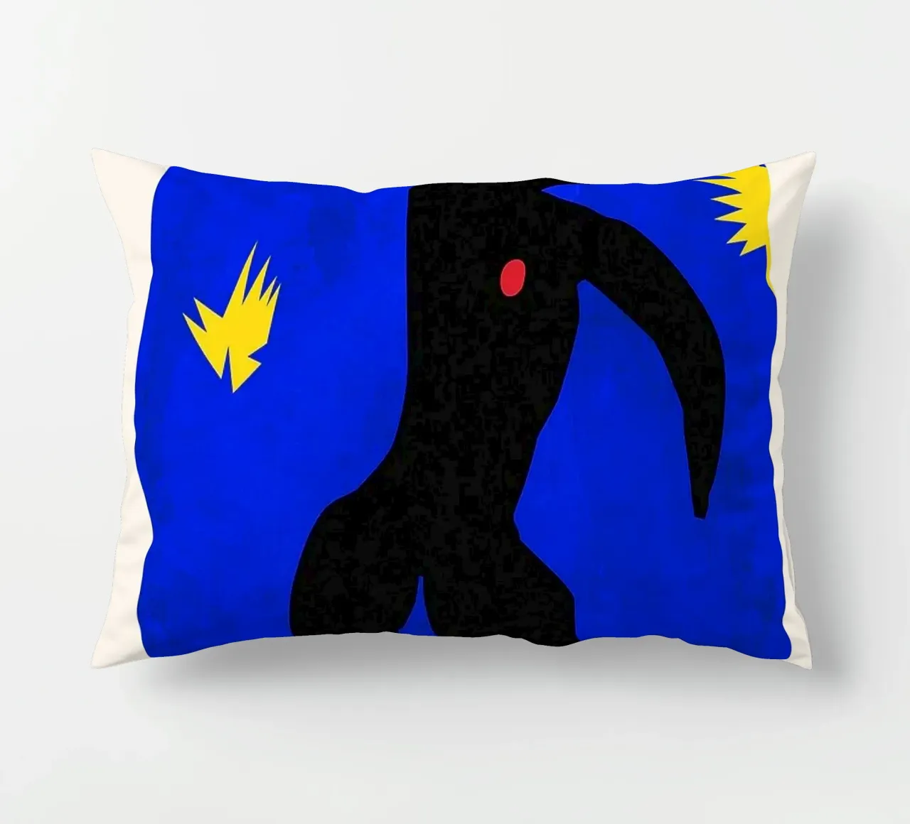 silhouette nera cuscino da Luke Yaeger