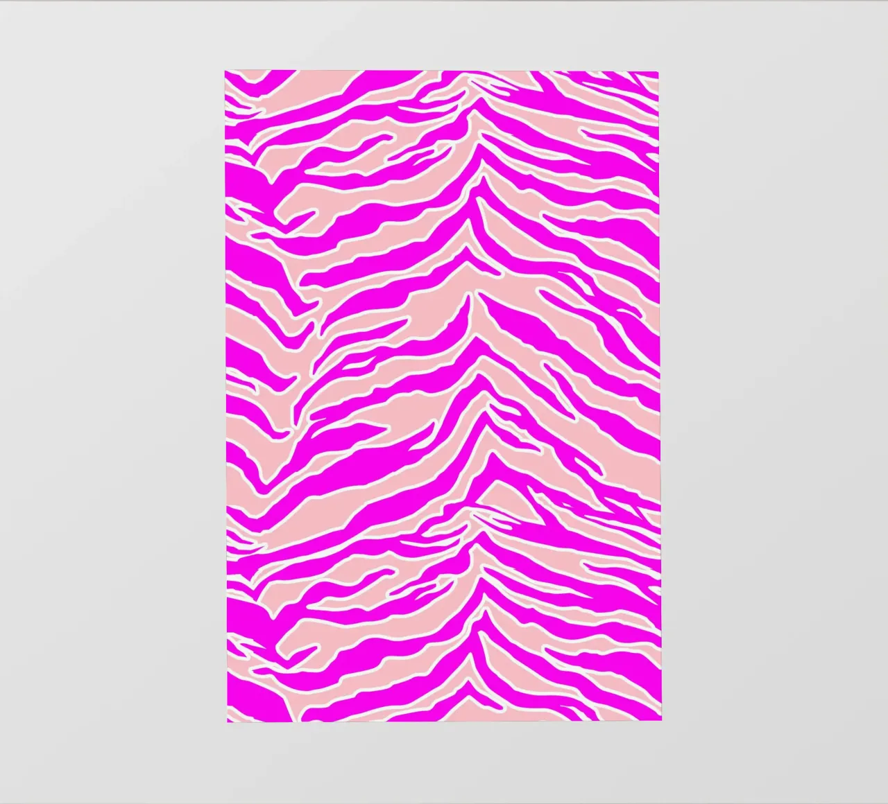 Estampado de tigre rosa y rosa lonas publicitarias de SilverPegasus