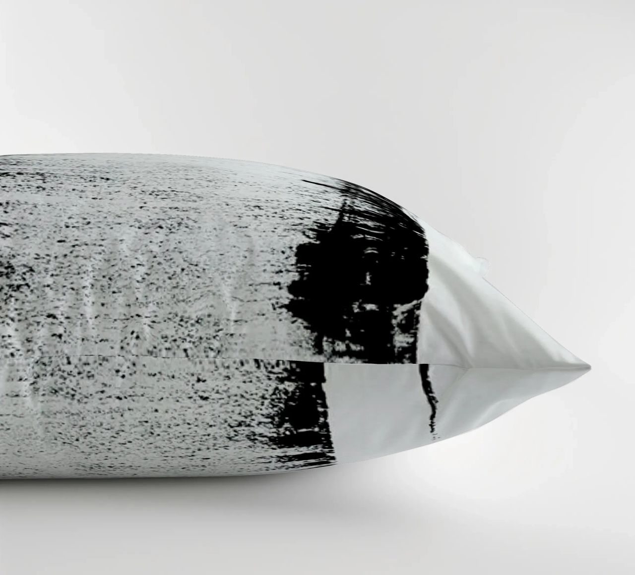 Black And White Minimal Abstract cuscino da Ingrid Beddoes