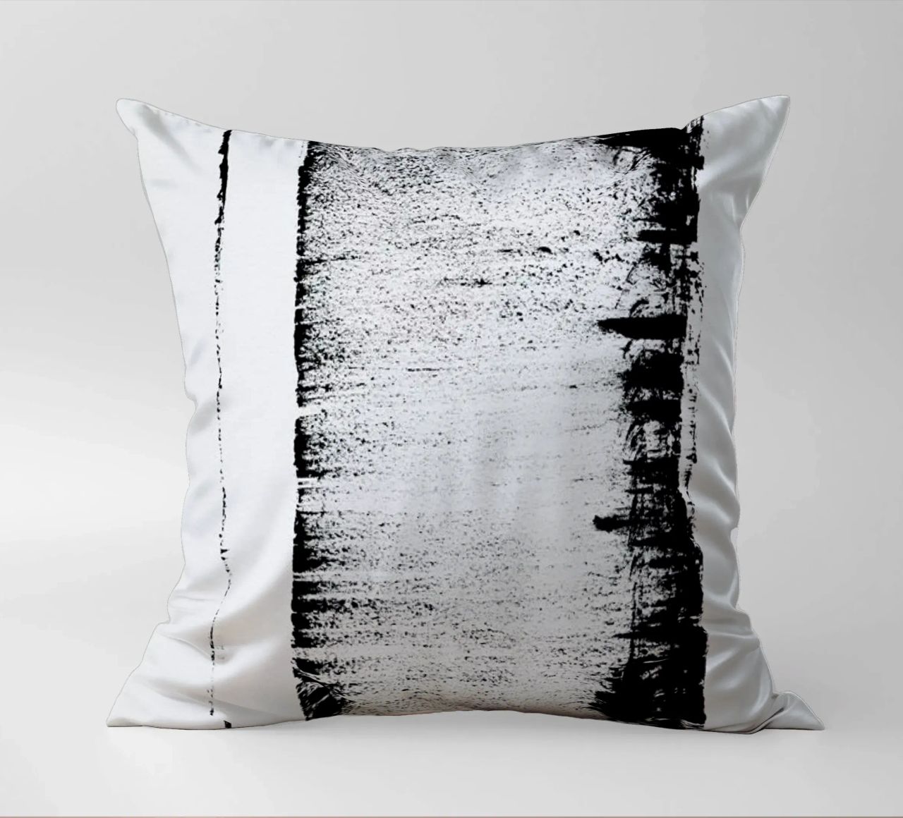 Black And White Minimal Abstract cuscino da Ingrid Beddoes