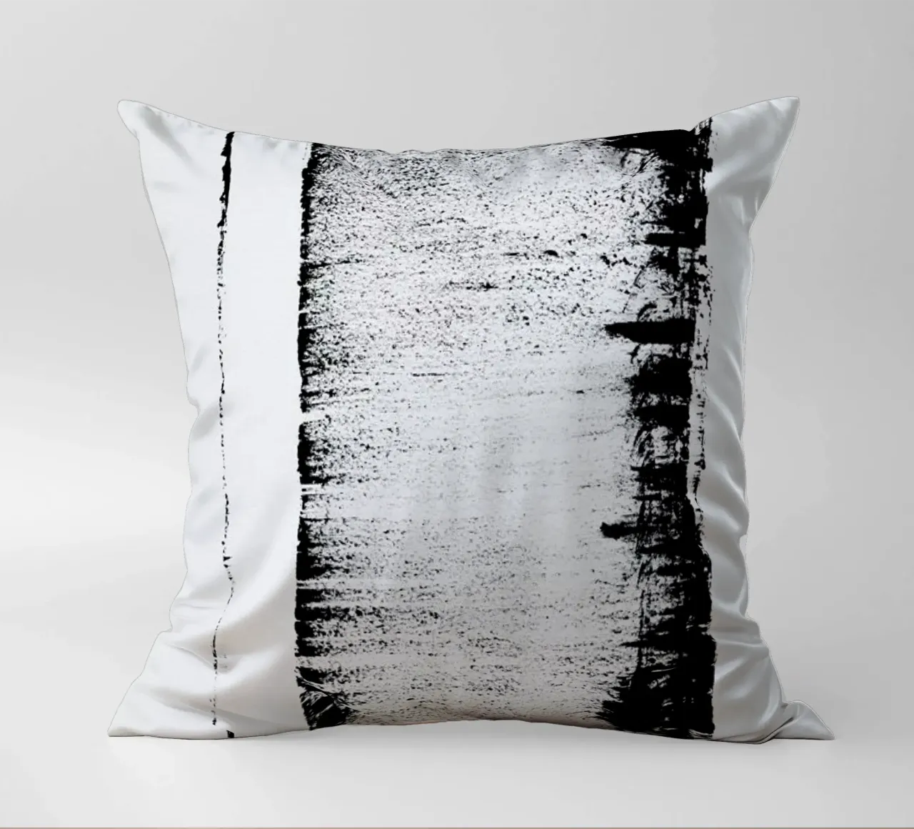 Black And White Minimal Abstract cojín de Ingrid Beddoes