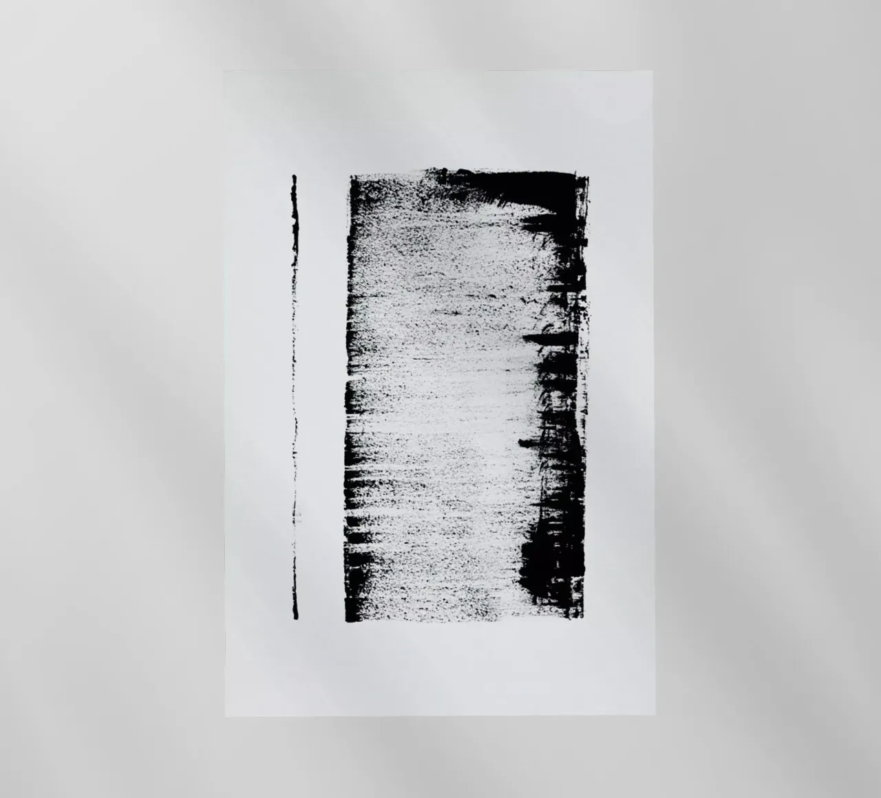 Black And White Minimal Abstract pellicola backlit da Ingrid Beddoes