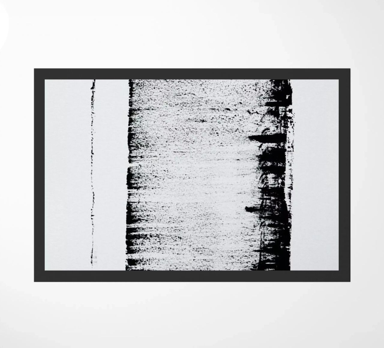 Black And White Minimal Abstract zerbino da Ingrid Beddoes