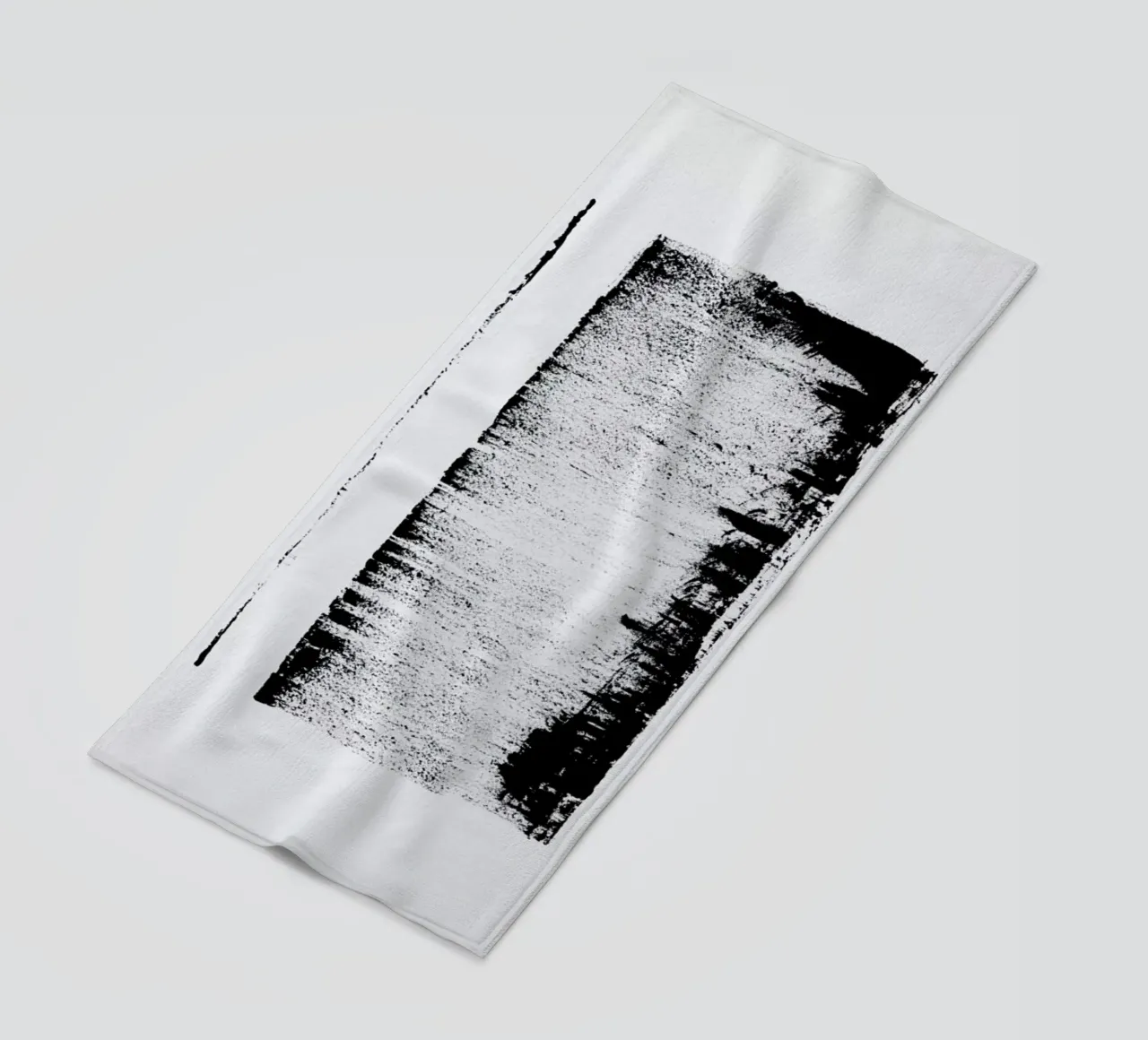 Black And White Minimal Abstract telo mare da Ingrid Beddoes