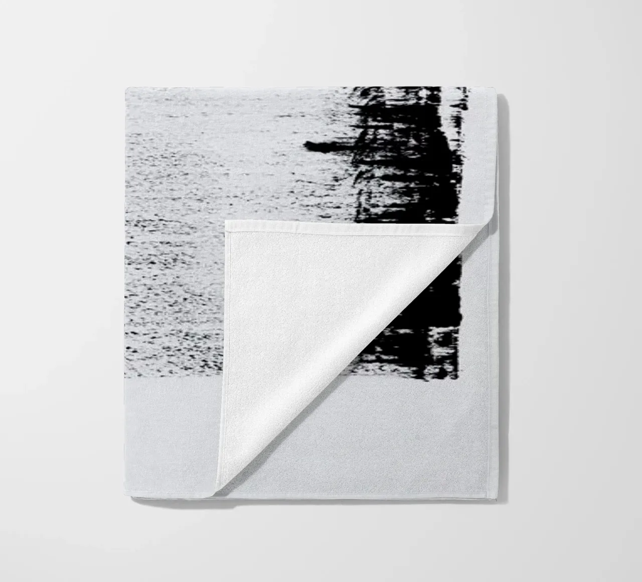 Black And White Minimal Abstract telo mare da Ingrid Beddoes