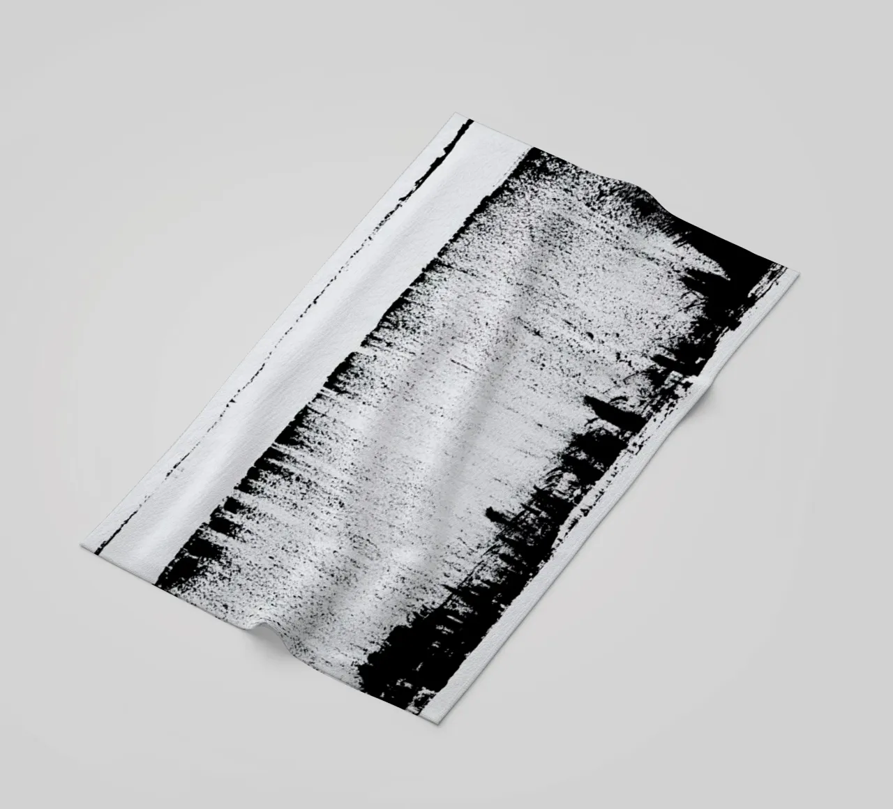 Black And White Minimal Abstract telo mare da Ingrid Beddoes