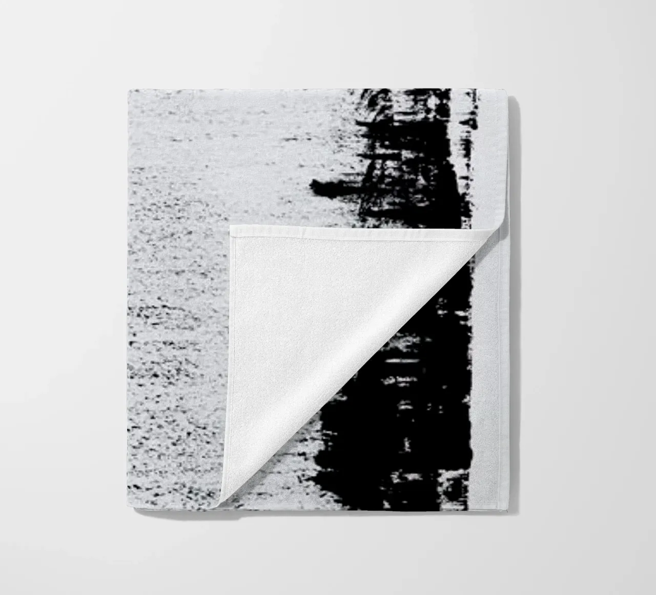 Black And White Minimal Abstract telo mare da Ingrid Beddoes