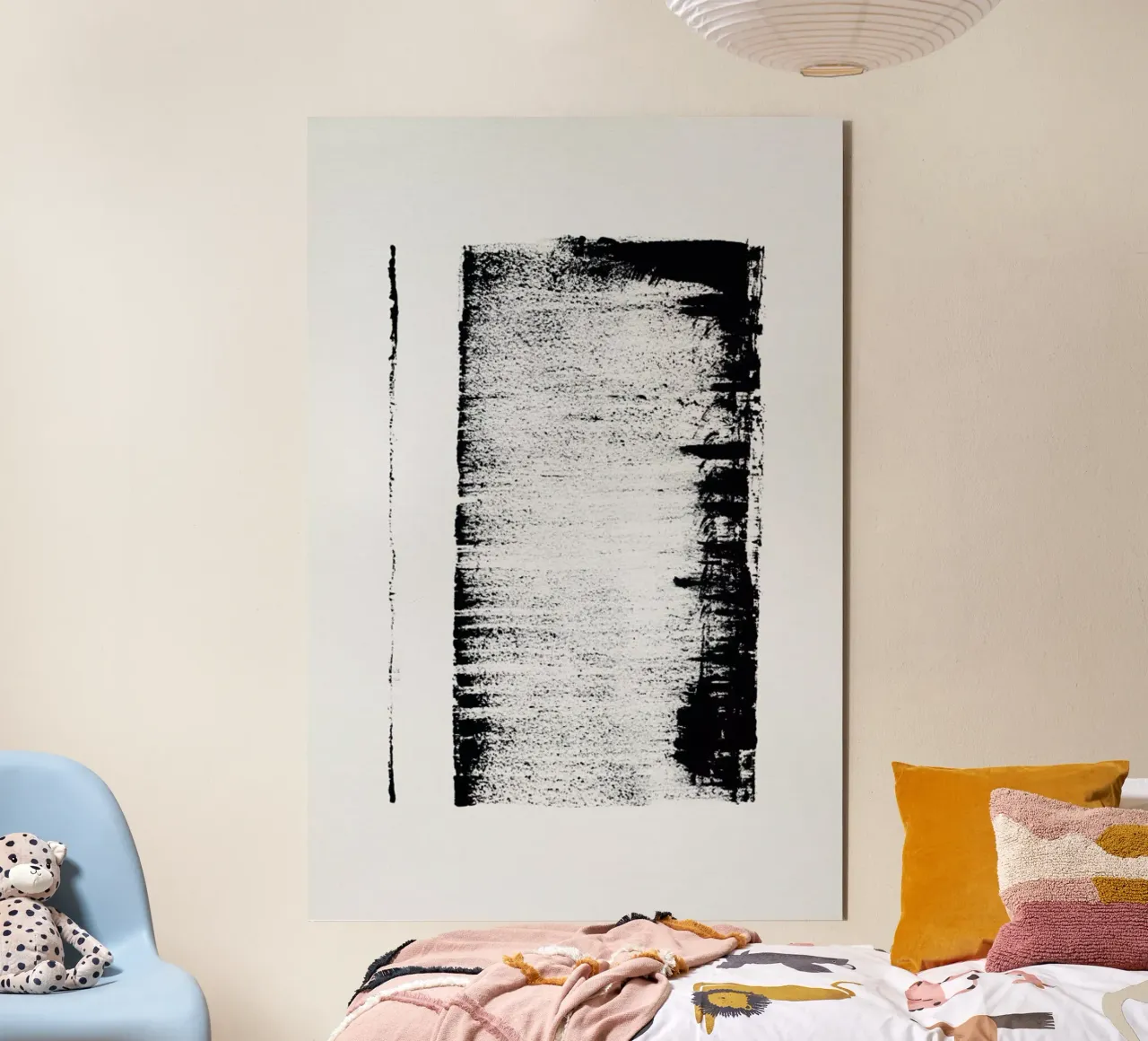 Black And White Minimal Abstract alluminio dibond da Ingrid Beddoes