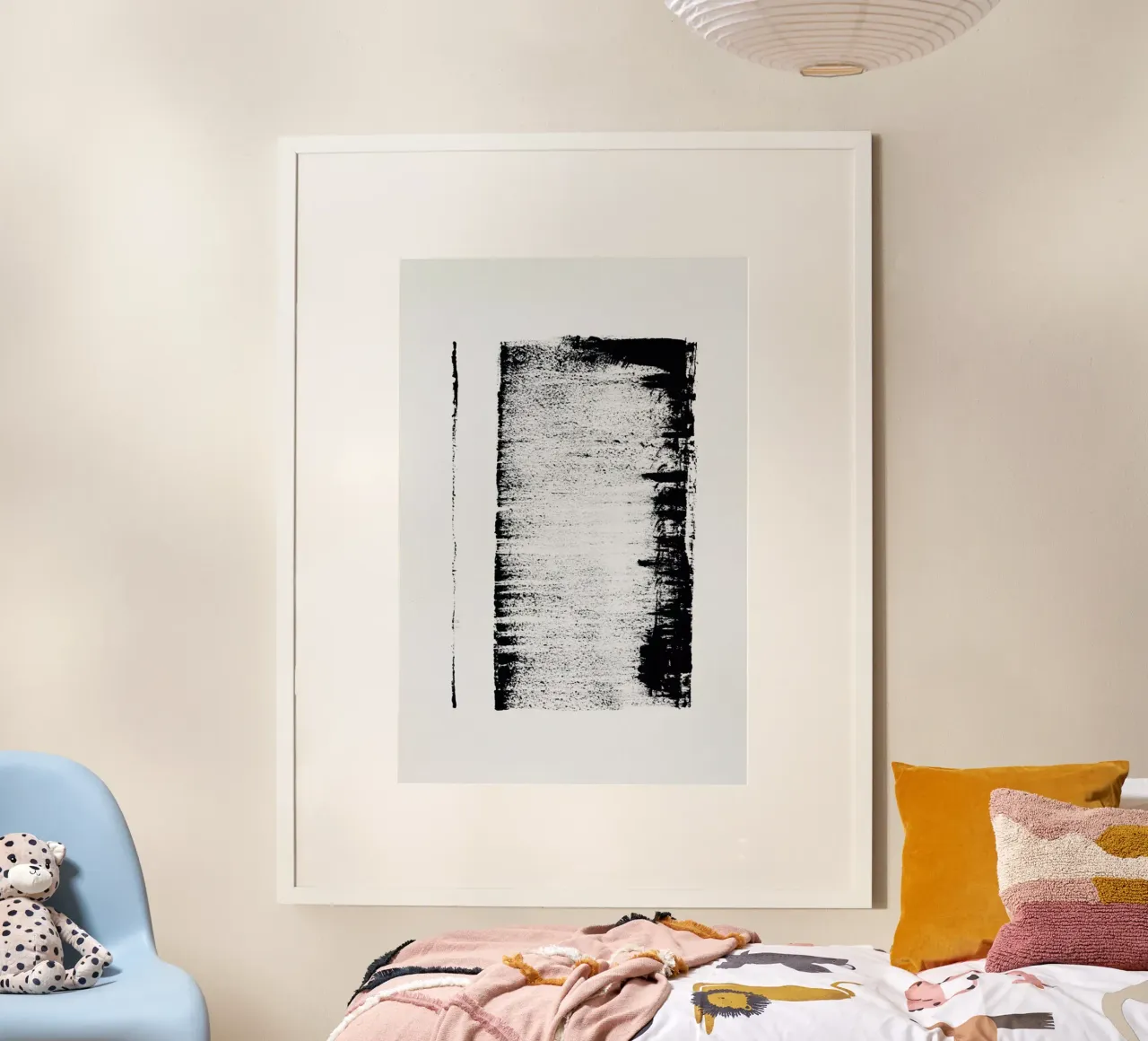 Black And White Minimal Abstract carta hahnemühle da Ingrid Beddoes