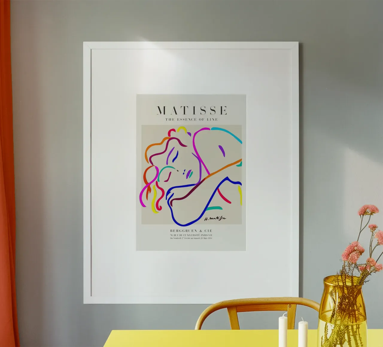 figure line poster by Luke Yaeger