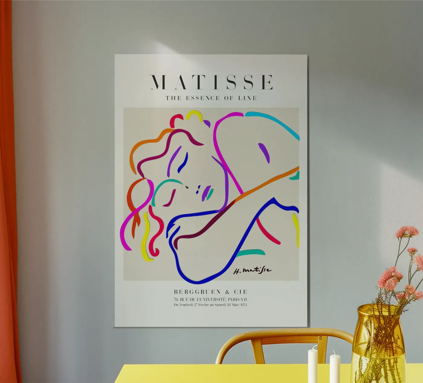 figure line poster by Luke Yaeger