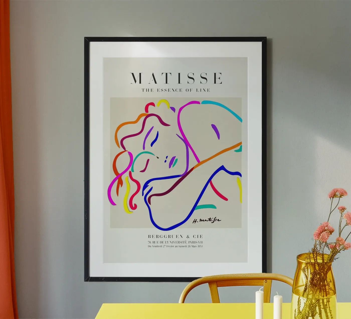 figure line poster by Luke Yaeger
