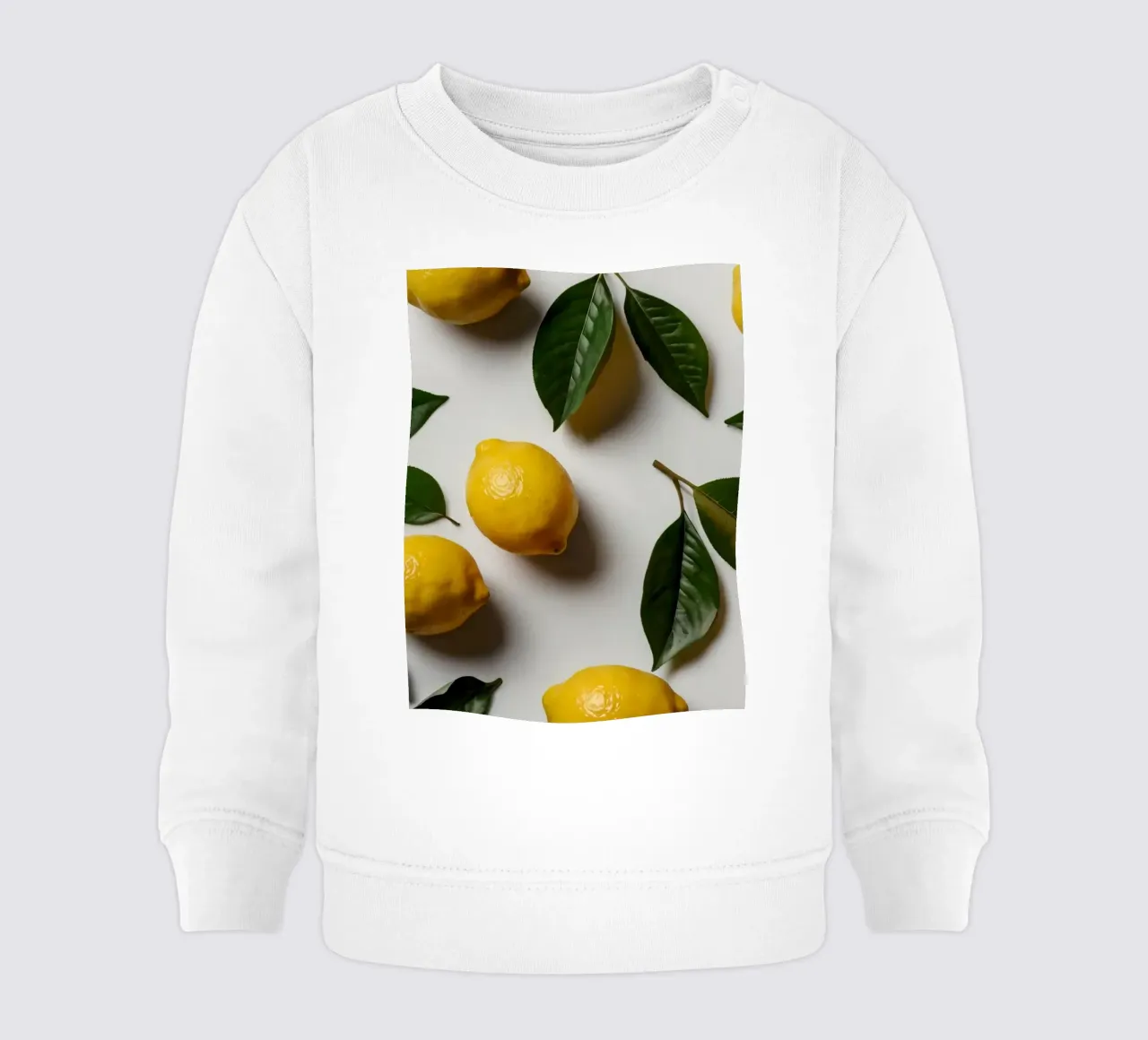 Limoni appena colti con foglie verdi disposti artisticamente. felpa neonato da DesignDoodle