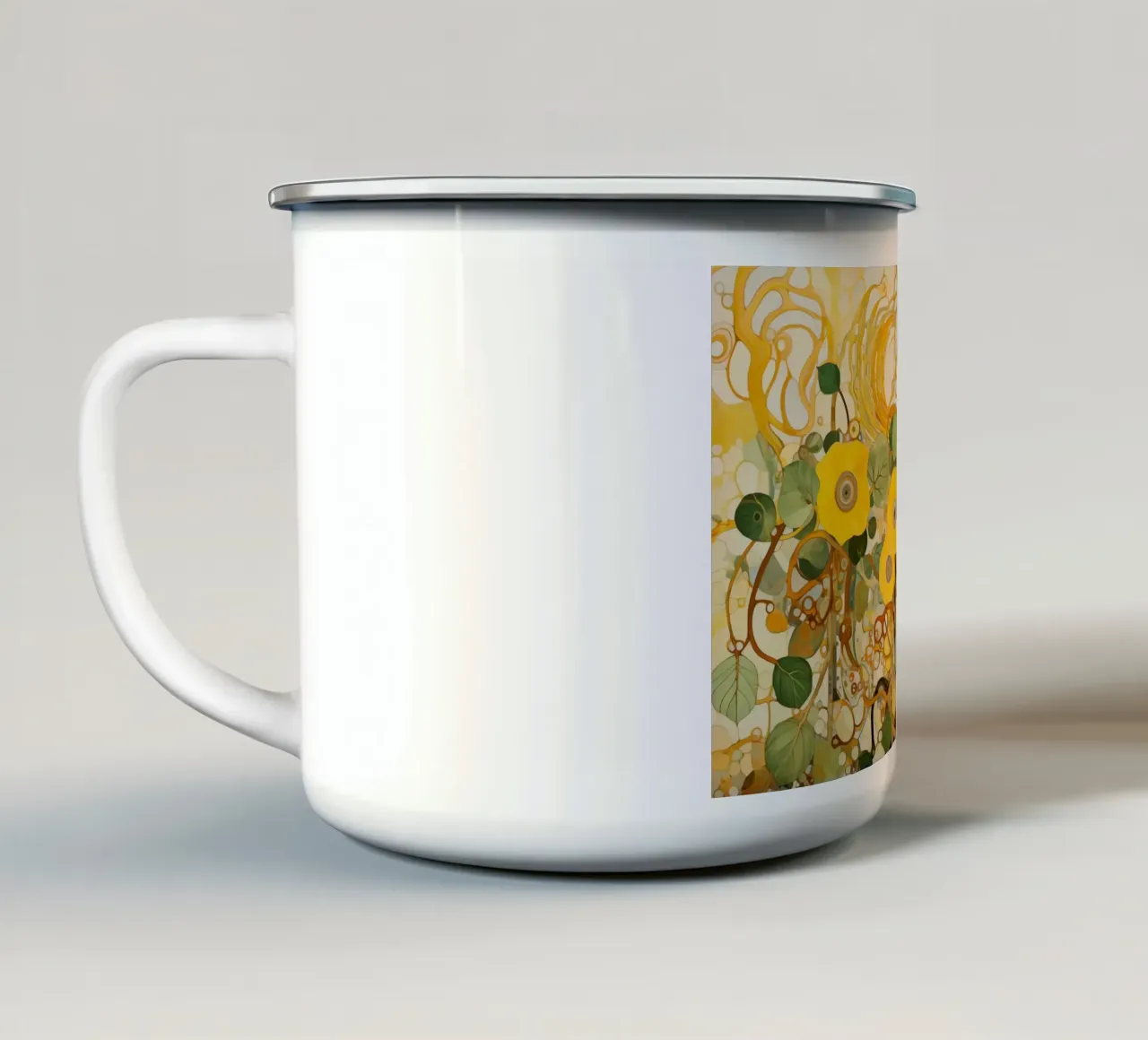 Arte da parete di Imagine tazza in smalto da Imagine