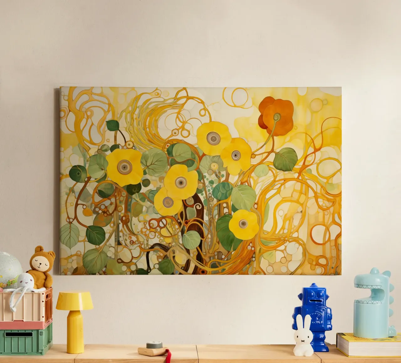 Wall-art by Imagine canvas with Floater frame by Imagine
