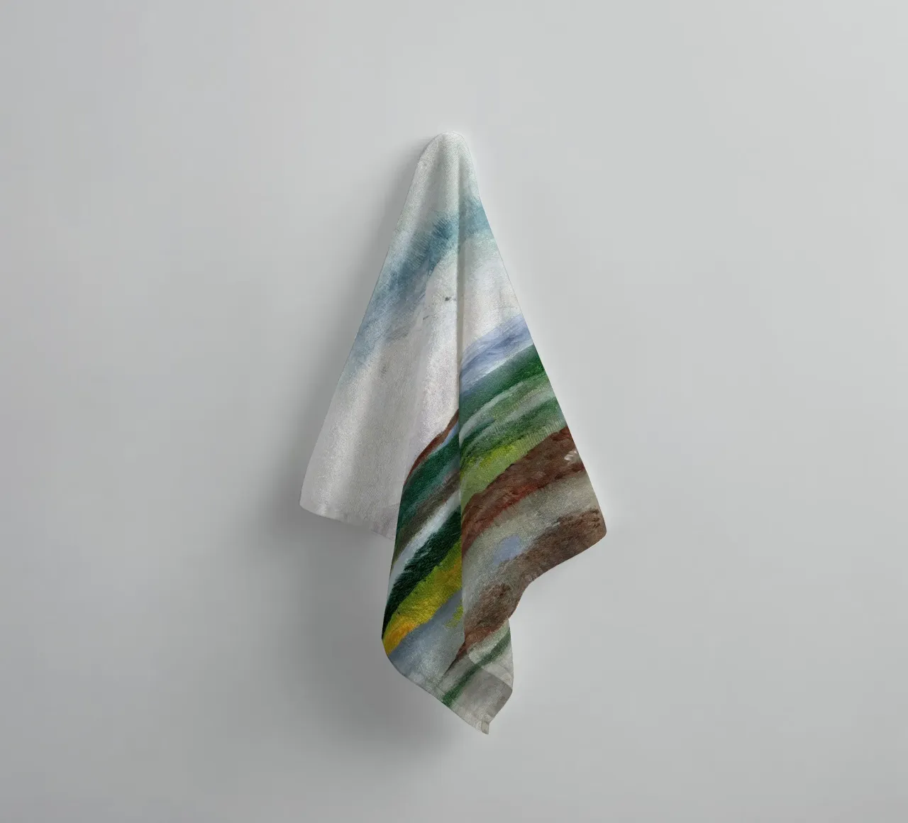 Abstract landschap badhanddoek van Nikitajariwala